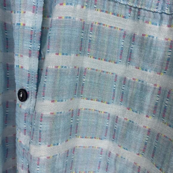 Carbon 2 Cobalt Size Large Cotton Button Down - Picture 7 of 9